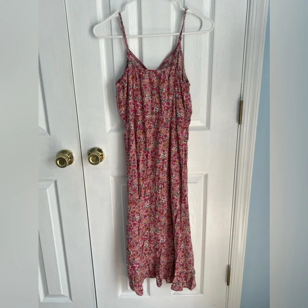 Sunset West Girls X-Large Floral‎ Rayon Sleeveless Maxi Dress